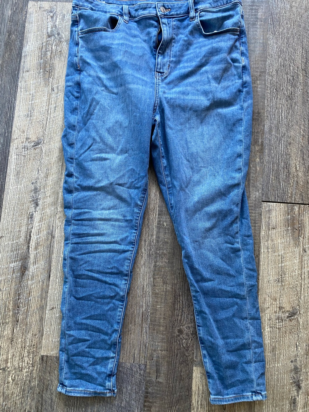 American Eagle Outfitters Women's Skinny Jeans in Blue